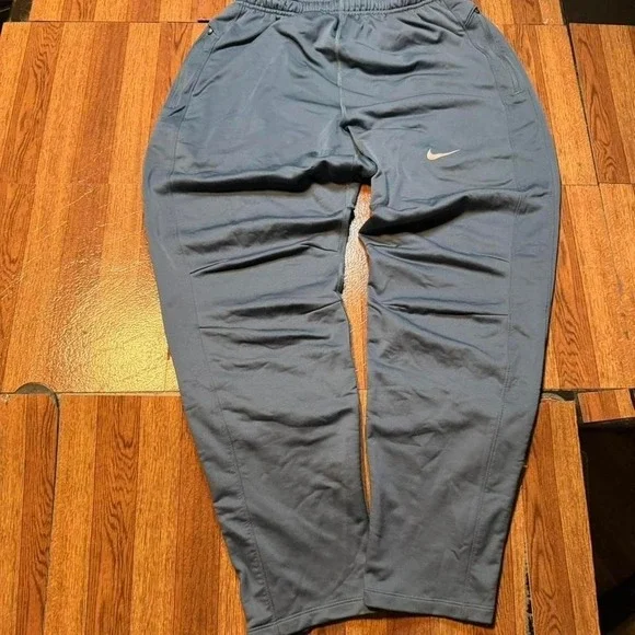 Nike Blue Dri-Fit Tech Retro Sportswear Sweatpants Jogger XL - Picture 1 of 5